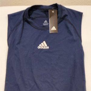 💥 NWT 💥 Adidas Alphaskin compression shirt. Sleeveless tech fit clima cool
